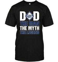 Tampa Bay Rays Dad The Man The Myth The Legend Father's Day MLB Men's T-Shirt Men's T-Shirt - amzapparel