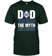 Tampa Bay Rays Dad The Man The Myth The Legend Father's Day MLB Men's T-Shirt Men's T-Shirt - amzapparel