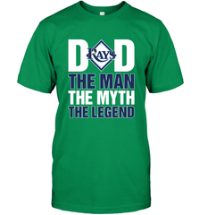 Tampa Bay Rays Dad The Man The Myth The Legend Father's Day MLB Men's T-Shirt Men's T-Shirt - amzapparel
