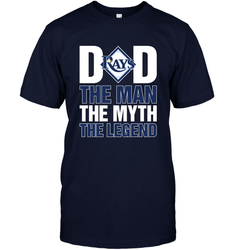 Tampa Bay Rays Dad The Man The Myth The Legend Father's Day MLB Men's T-Shirt
