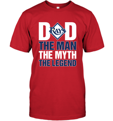 Tampa Bay Rays Dad The Man The Myth The Legend Father's Day MLB Men's T-Shirt Men's T-Shirt - amzapparel