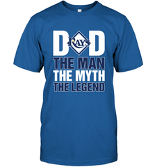 Tampa Bay Rays Dad The Man The Myth The Legend Father's Day MLB Men's T-Shirt Men's T-Shirt - amzapparel