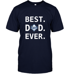 Best Tampa Bay Rays Dad Ever Baseball MLB Fathers Day Men's T-Shirt