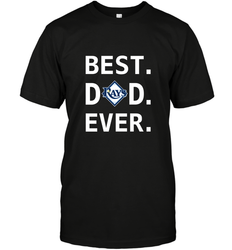 Best Tampa Bay Rays Dad Ever Baseball MLB Fathers Day Men's T-Shirt