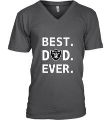 Best Oakland Raiders Dad Best Dad Ever NFL Football Fathers Day Men's V-Neck T-Shirt Men's V-Neck T-Shirt - amzapparel