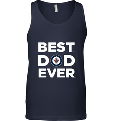 Best Winnipeg Jets Dad Ever Hockey NHL Fathers Day GIft For Daddy Men's Tank Top