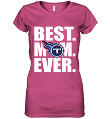 Best Tennessee Titans Mom Ever NFL Team Mother's Day Gift Women's V-Neck T-Shirt Women's V-Neck T-Shirt - amzapparel