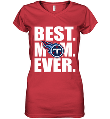 Best Tennessee Titans Mom Ever NFL Team Mother's Day Gift Women's V-Neck T-Shirt Women's V-Neck T-Shirt - amzapparel