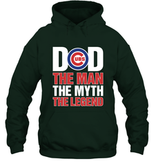 Chicago Cubs Dad The Man The Myth The Legend Father's Day MLB Hooded Sweatshirt Hooded Sweatshirt - amzapparel