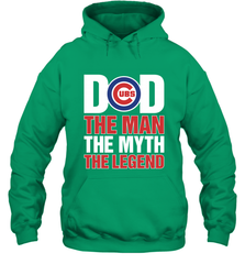 Chicago Cubs Dad The Man The Myth The Legend Father's Day MLB Hooded Sweatshirt Hooded Sweatshirt - amzapparel