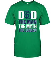 San Diego Padres Dad The Man The Myth The Legend Father's Day MLB Men's T-Shirt Men's T-Shirt - amzapparel