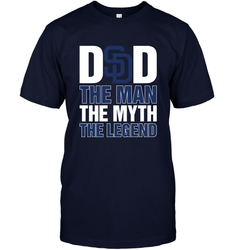 San Diego Padres Dad The Man The Myth The Legend Father's Day MLB Men's T-Shirt