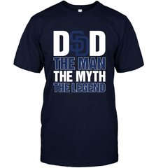 San Diego Padres Dad The Man The Myth The Legend Father's Day MLB Men's T-Shirt Men's T-Shirt - amzapparel