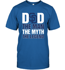San Diego Padres Dad The Man The Myth The Legend Father's Day MLB Men's T-Shirt Men's T-Shirt - amzapparel