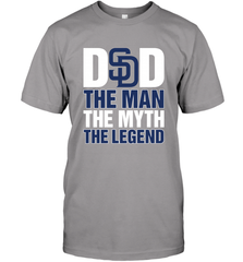 San Diego Padres Dad The Man The Myth The Legend Father's Day MLB Men's T-Shirt Men's T-Shirt - amzapparel