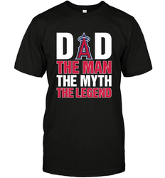 Los Angeles Angels Dad The Man The Myth The Legend Father's Day MLB Men's T-Shirt