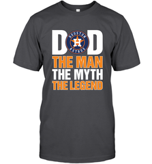 Houston Astros Dad The Man The Myth The Legend Father's Day MLB Men's T-Shirt Men's T-Shirt - amzapparel