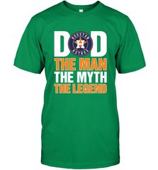 Houston Astros Dad The Man The Myth The Legend Father's Day MLB Men's T-Shirt Men's T-Shirt - amzapparel