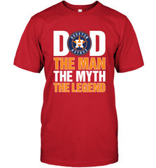 Houston Astros Dad The Man The Myth The Legend Father's Day MLB Men's T-Shirt Men's T-Shirt - amzapparel
