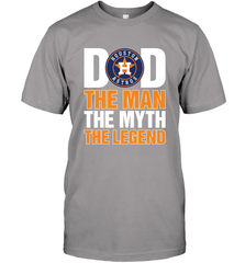 Houston Astros Dad The Man The Myth The Legend Father's Day MLB Men's T-Shirt Men's T-Shirt - amzapparel