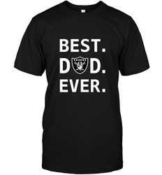 Best Oakland Raiders Dad Best Dad Ever NFL Football Fathers Day Men's T-Shirt