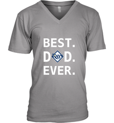 Best Tampa Bay Rays Dad Ever Baseball MLB Fathers Day Men's V-Neck T-Shirt Men's V-Neck T-Shirt - amzapparel