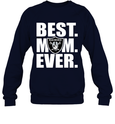 Best Oakland Raiders Mom Ever NFL Team Mother's Day Gift Crewneck Sweatshirt