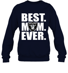 Best Oakland Raiders Mom Ever NFL Team Mother's Day Gift Crewneck Sweatshirt Crewneck Sweatshirt - amzapparel