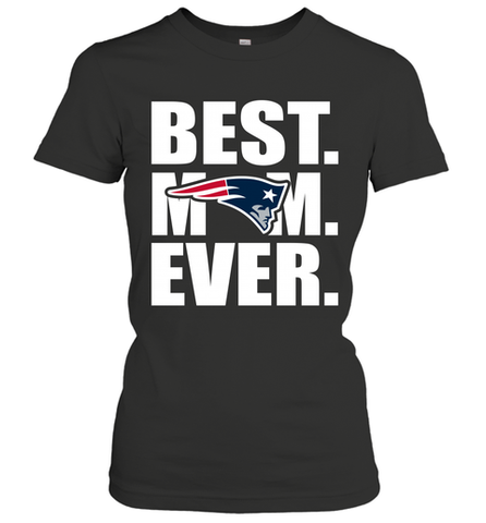 Best New England Patriots Mom Ever NFL Team Mother's Day Gift Women's T-Shirt Women's T-Shirt / Black / S Women's T-Shirt - amzapparel