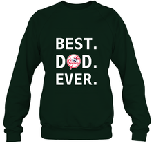 Best New York Yankees Dad Ever Baseball MLB Fathers Day Crewneck Sweatshirt Crewneck Sweatshirt - amzapparel