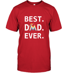 Best Miami Marlins Dad Ever Baseball MLB Fathers Day Men's T-Shirt Men's T-Shirt - amzapparel