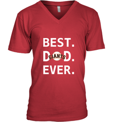 Best San Francisco Giants Dad Ever Baseball MLB Fathers Day Men's V-Neck T-Shirt Men's V-Neck T-Shirt - amzapparel
