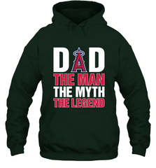 Los Angeles Angels Dad The Man The Myth The Legend Father's Day MLB Hooded Sweatshirt Hooded Sweatshirt - amzapparel