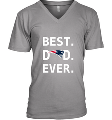 Best New England Patriots Dad Best Dad Ever NFL Football Fathers Day Men's V-Neck T-Shirt Men's V-Neck T-Shirt - amzapparel
