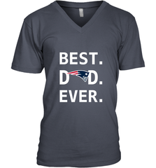 Best New England Patriots Dad Best Dad Ever NFL Football Fathers Day Men's V-Neck T-Shirt Men's V-Neck T-Shirt - amzapparel