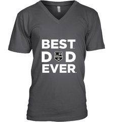 Best Los Angeles Kings Dad Ever Hockey NHL Fathers Day GIft For Daddy (1) Men's V-Neck T-Shirt Men's V-Neck T-Shirt - amzapparel