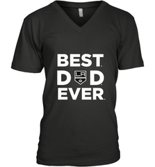 Best Los Angeles Kings Dad Ever Hockey NHL Fathers Day GIft For Daddy (1) Men's V-Neck T-Shirt Men's V-Neck T-Shirt - amzapparel