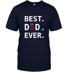 Best Los Angeles Angels Dad Ever Baseball MLB Fathers Day Men's T-Shirt