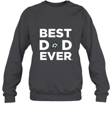 Best Dallas Stars Dad Ever Hockey NHL Fathers Day GIft For Daddy Crewneck Sweatshirt Crewneck Sweatshirt - amzapparel