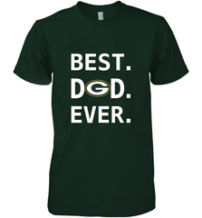 Best Green Bay Packers Dad Best Dad Ever NFL Football Fathers Day Men's Premium T-Shirt Men's Premium T-Shirt - amzapparel