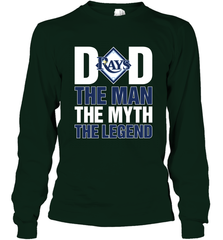 Tampa Bay Rays Dad The Man The Myth The Legend Father's Day MLB Long Sleeve T-Shirt Long Sleeve T-Shirt - amzapparel