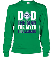 Tampa Bay Rays Dad The Man The Myth The Legend Father's Day MLB Long Sleeve T-Shirt Long Sleeve T-Shirt - amzapparel