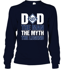 Tampa Bay Rays Dad The Man The Myth The Legend Father's Day MLB Long Sleeve T-Shirt Long Sleeve T-Shirt - amzapparel