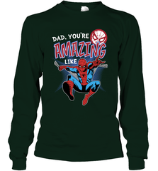Marvel Spider Man Amazing Dad Father's Day Gifts Long Sleeve T-Shirt Long Sleeve T-Shirt - amzapparel