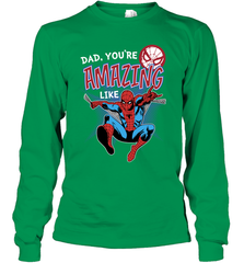 Marvel Spider Man Amazing Dad Father's Day Gifts Long Sleeve T-Shirt Long Sleeve T-Shirt - amzapparel