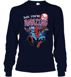 Marvel Spider Man Amazing Dad Father's Day Gifts Long Sleeve T-Shirt