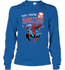 Marvel Spider Man Amazing Dad Father's Day Gifts Long Sleeve T-Shirt Long Sleeve T-Shirt - amzapparel