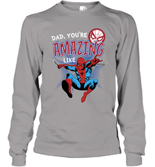 Marvel Spider Man Amazing Dad Father's Day Gifts Long Sleeve T-Shirt Long Sleeve T-Shirt - amzapparel