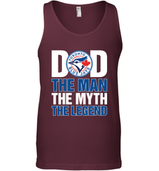 Toronto Blue Jays Dad The Man The Myth The Legend Father's Day MLB Men's Tank Top Men's Tank Top - amzapparel