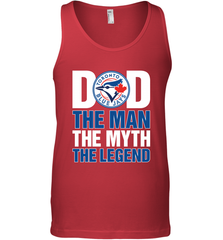 Toronto Blue Jays Dad The Man The Myth The Legend Father's Day MLB Men's Tank Top Men's Tank Top - amzapparel